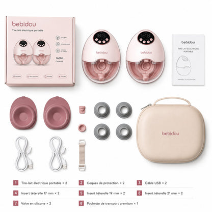 Bebidou Be'Libre™ - Tire lait mains libres solo